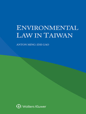cover image of Environmental Law in Taiwan
